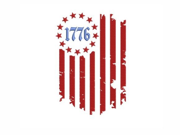 776 American Flag Embroidery Review