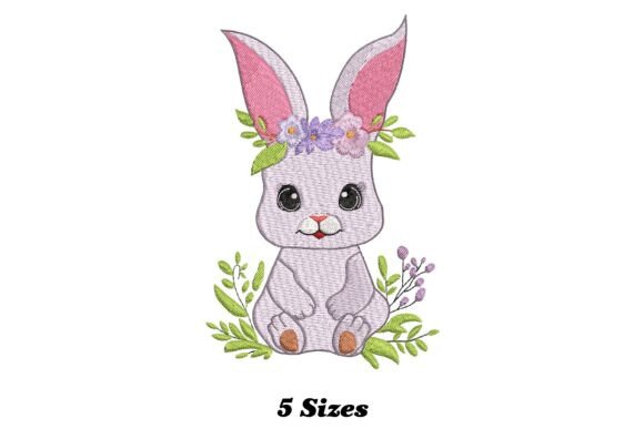 Adorable Floral Rabbit Embroidery Review