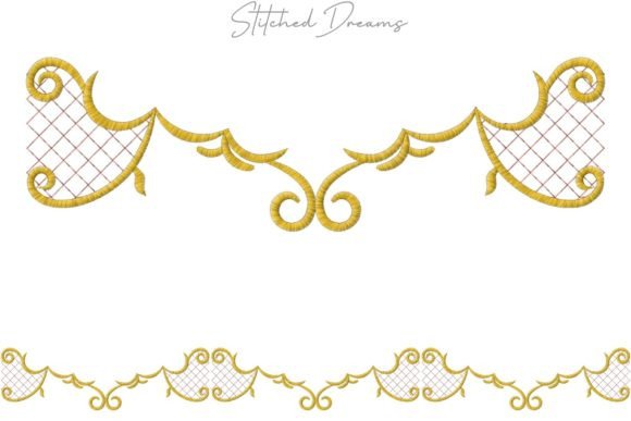 Borders Featuring Captivating Motifs