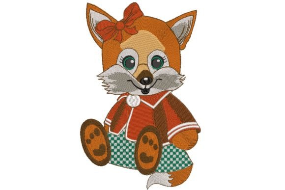 Cute Girl Baby Fox Embroidery Design Review