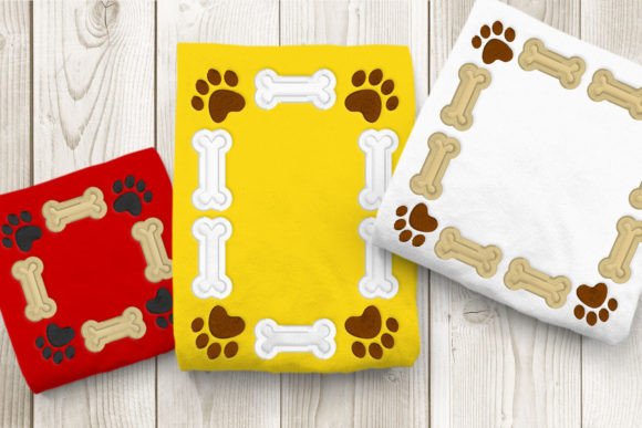 Dog Bone and Paw Frame Applique Review