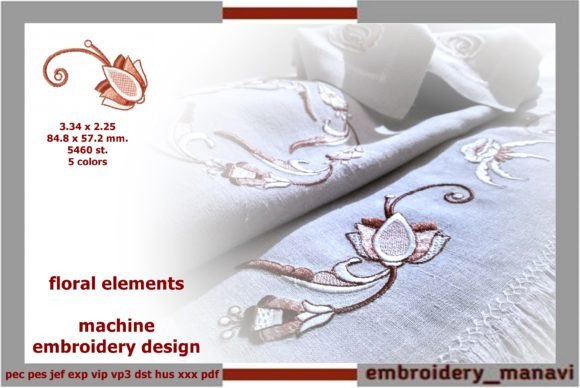 Floral Elements Embroidery Review for Boutique Sweatshirts