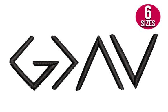 God is Greater Than the Highs and Lows Embroidery Review