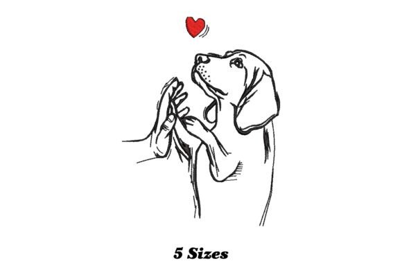 Human Hand and Dog’s Paw Embroidery Review