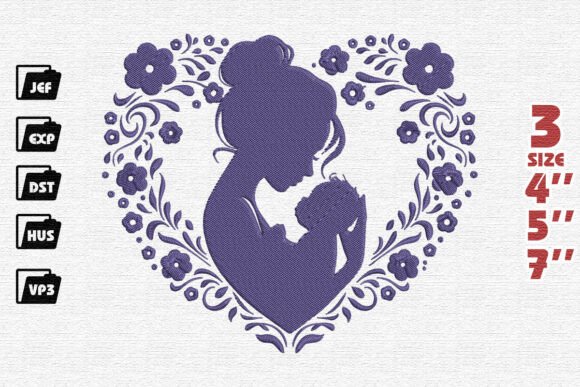 Motherhood Embroidery for Seasonal Creations