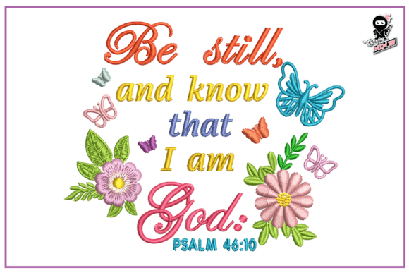Psalm 46 10 Christian Quote Embroidery Review