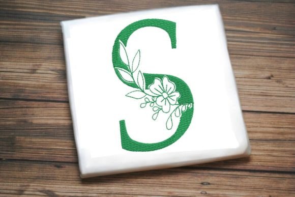 S Floral Monogram Alphabet Decoration Review