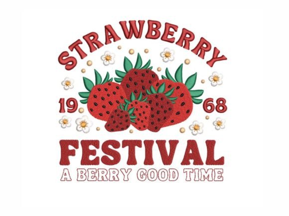 Strawberry Festival Embroidery Review for Summer Apparel