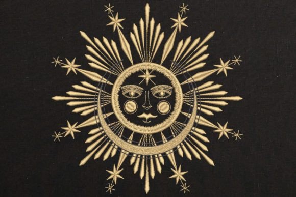 Sun and Moon and Star Embroidery Review