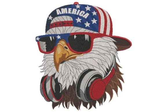 USA Patriotic Eagle Flag 3 Review for Apparel Design